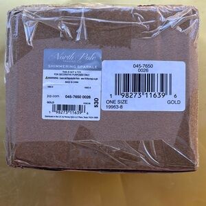 JCPenney Gold Shimmering Sparkle Box